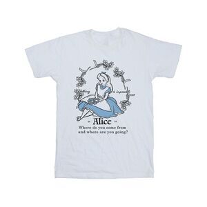 Alice In Wonderland Mens Nothing Is Impossible T-Shirt / White